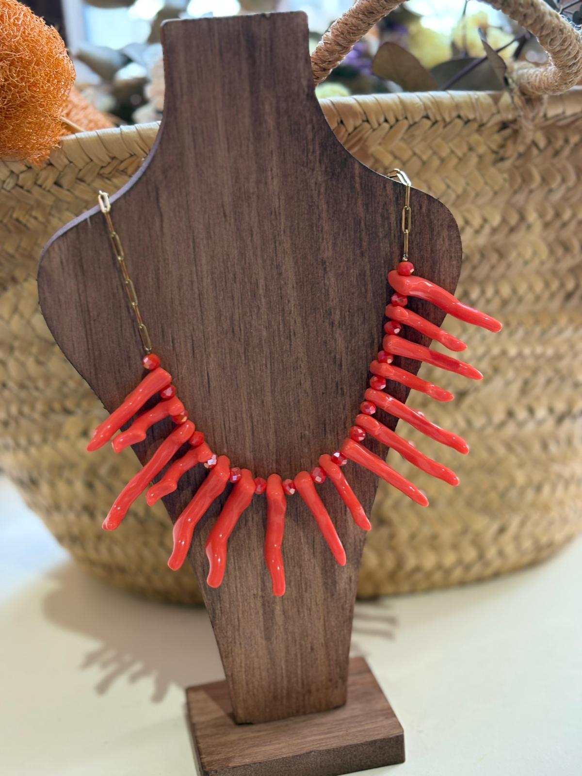 Collar Sonia coral