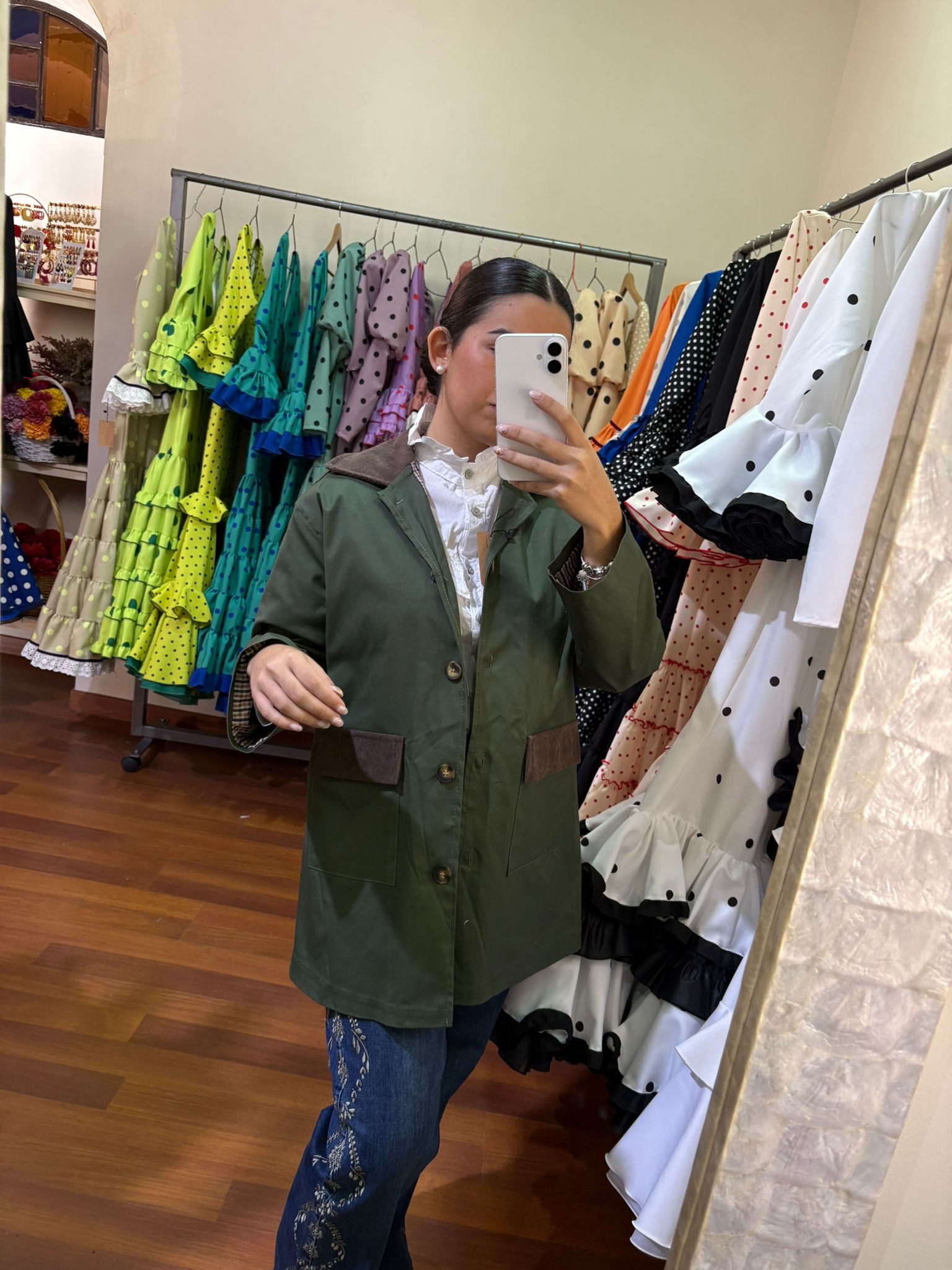 Parka verde militar