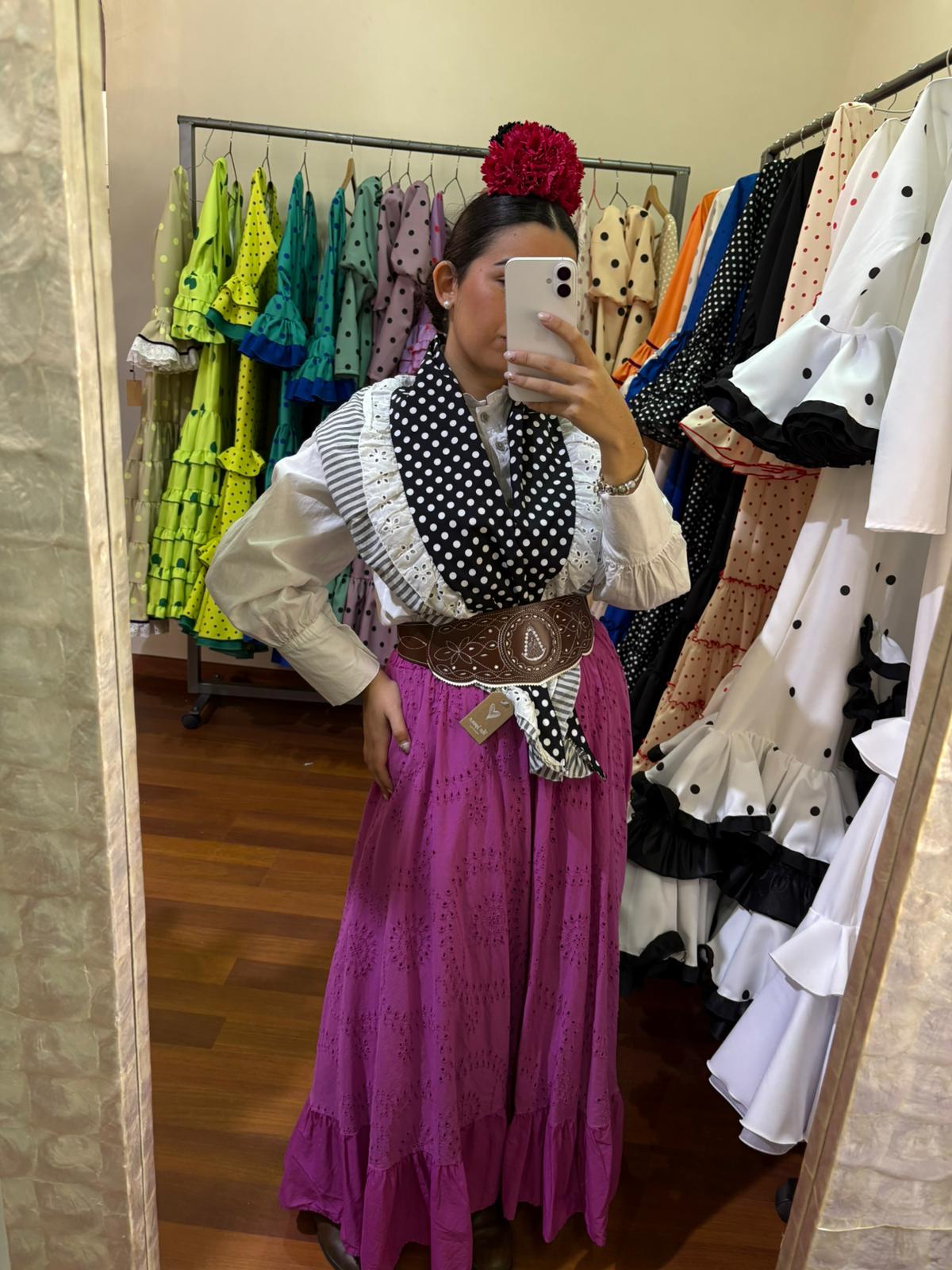 Falda Lucia buganvilla