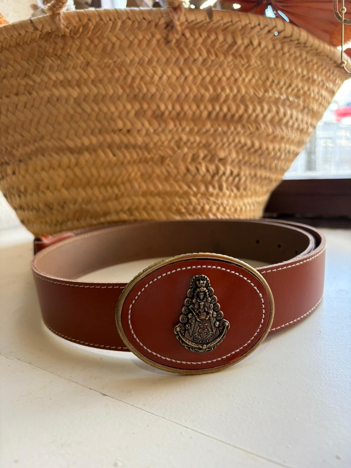 Cinturon de piel virgen del Rocío