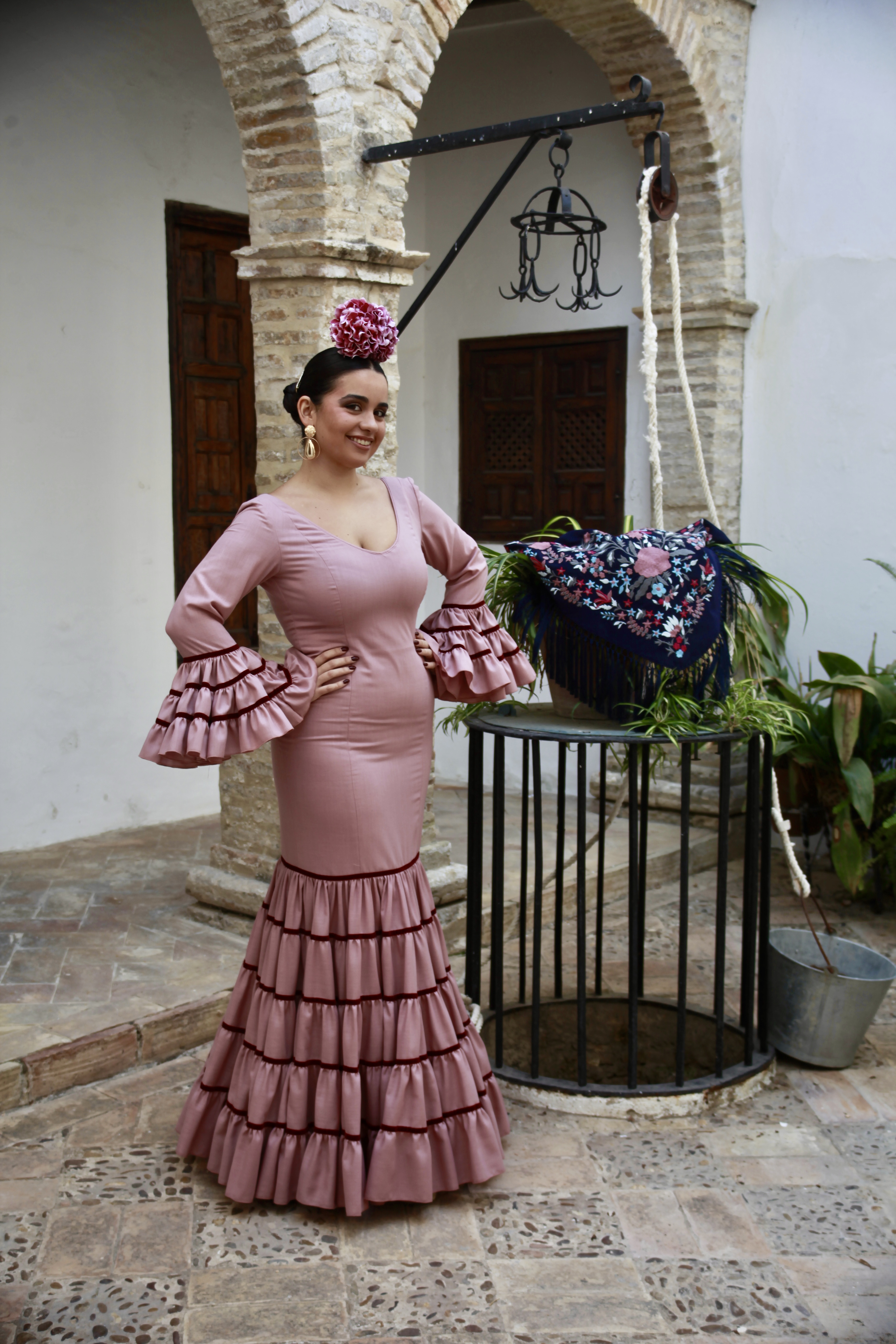 Modelo Rocio rosa maquillaje