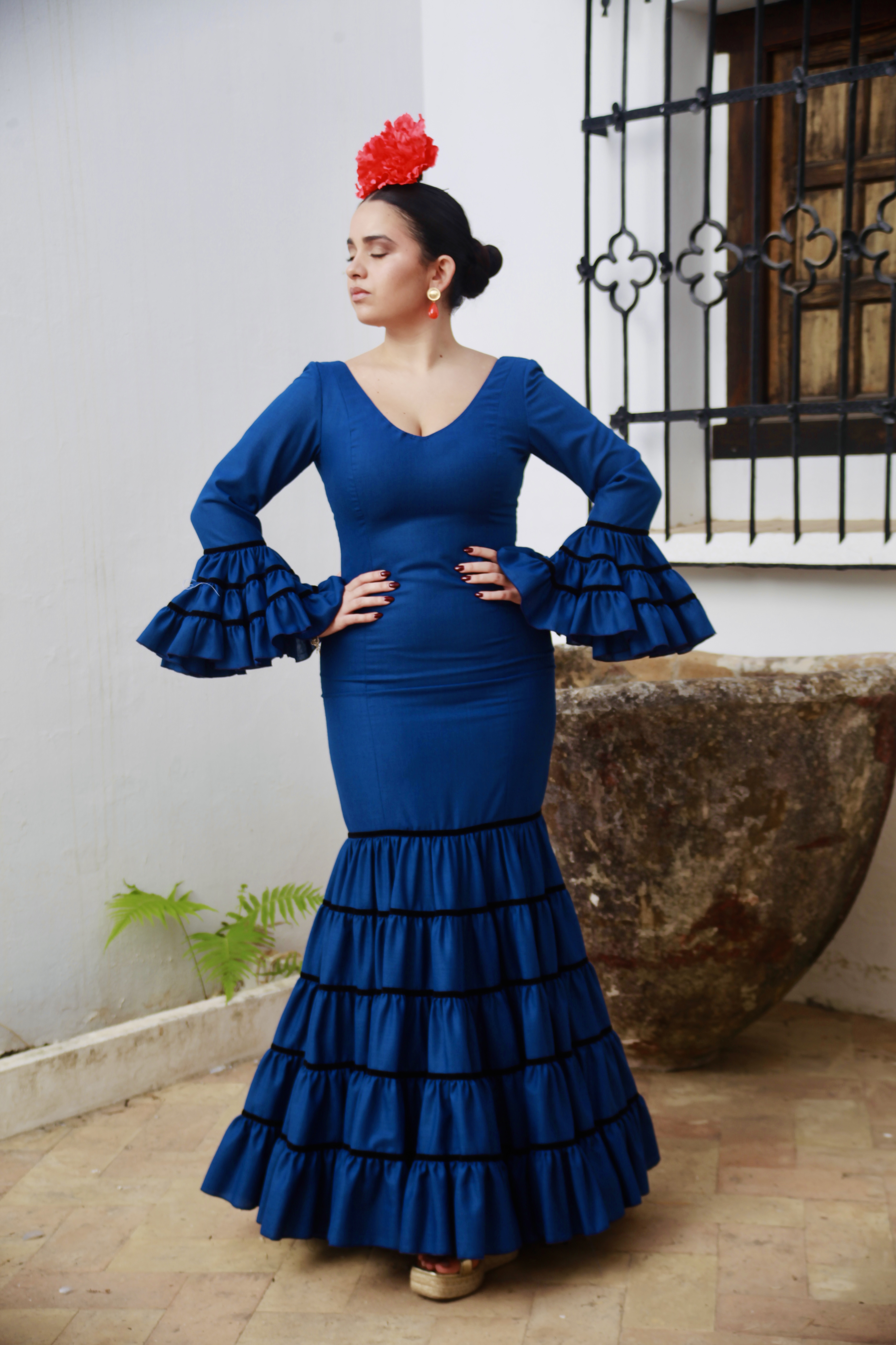 Modelo Rocio azul marino