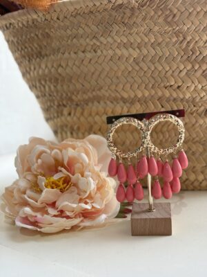 Pendientes Angela coral