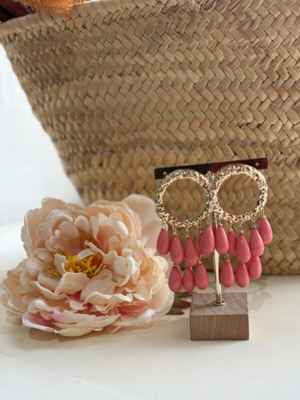 Pendientes Angela coral