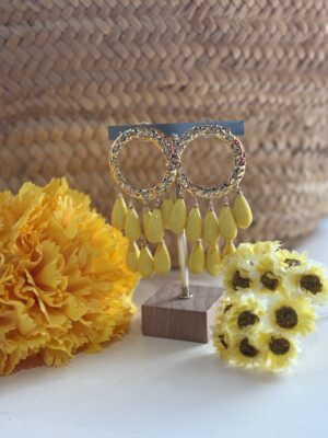 Pendientes Angela amarillo