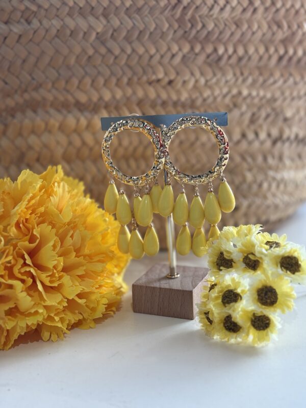 Pendientes Angela amarillo