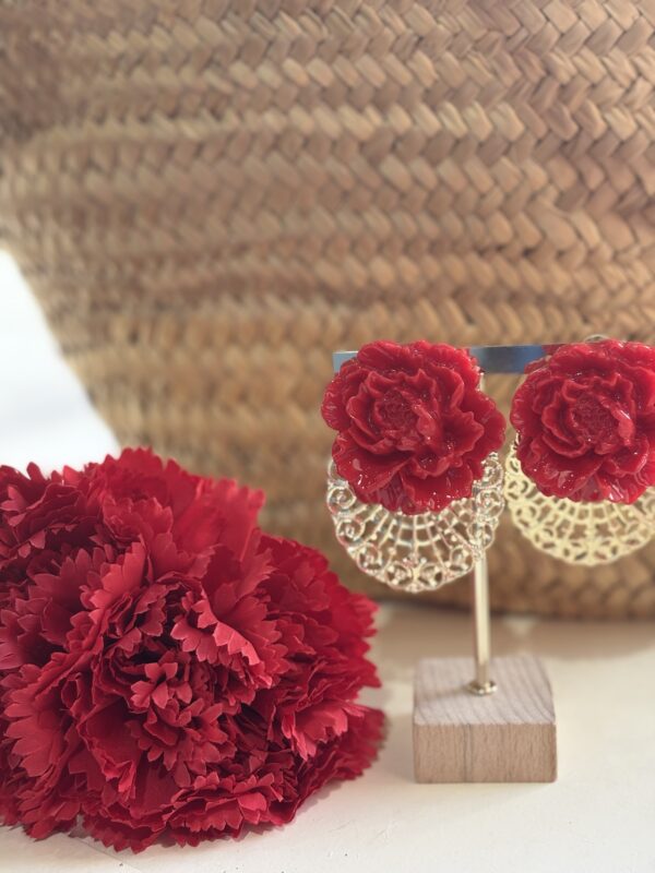 Pendientes flor
