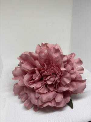 Peonía mediana rosa maquillaje