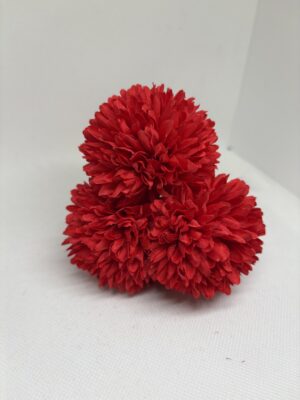 Pompón pequeño rojo
