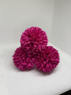 Pompón pequeño fucsia