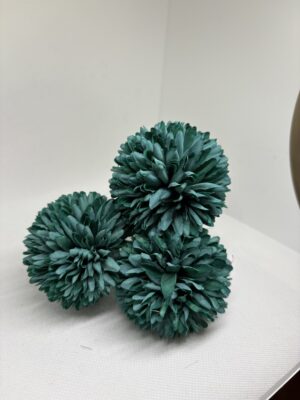 Pompón pequeño verde botella