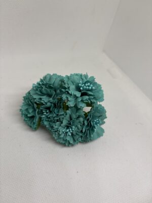 Mini ramillete verde agua