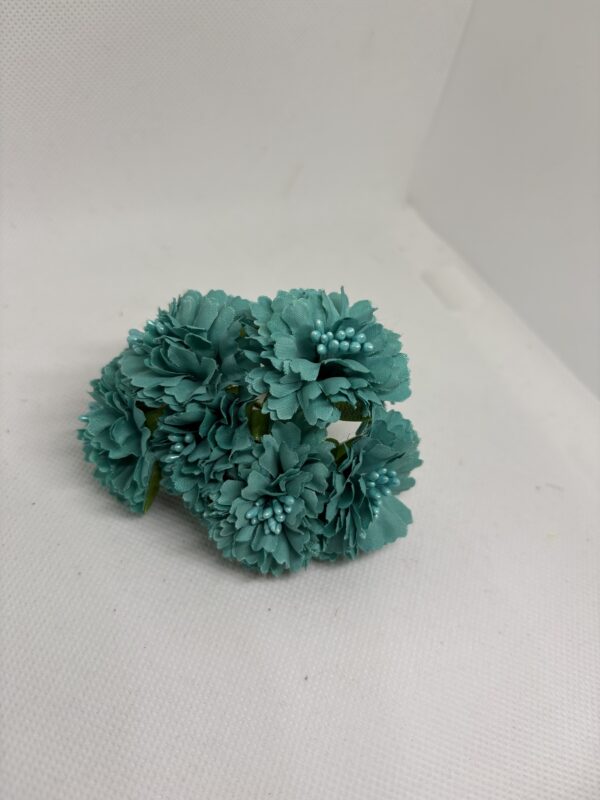 Mini ramillete verde agua