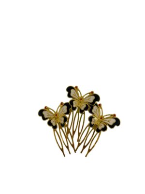 Peinecillos mariposa azul