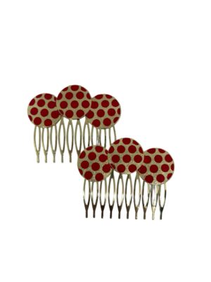 Peinecillo lunar rojo