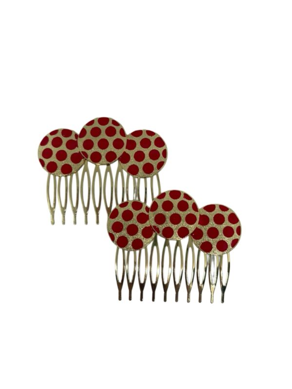 Peinecillo lunar rojo