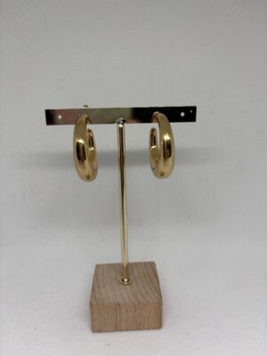 Aros dorados mediano