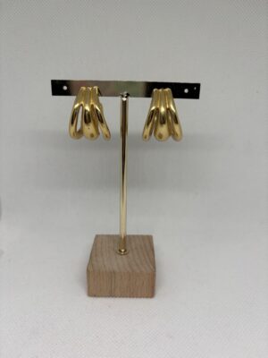 Triple argolla dorada