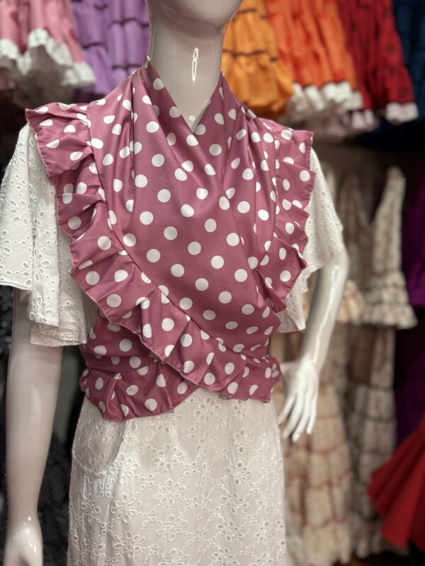 Piquillo maquillaje lunar blanco