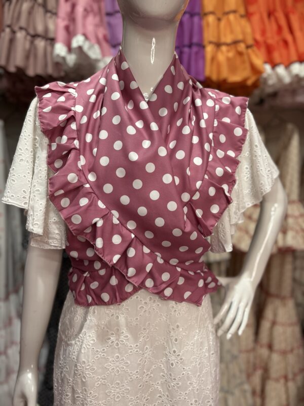 Piquillo maquillaje lunar blanco