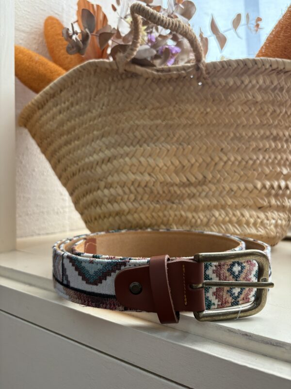 Cinturón rombos hombre