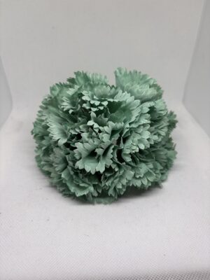 Clavel verde empolvado