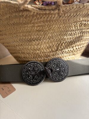 Cinturón elástico verde