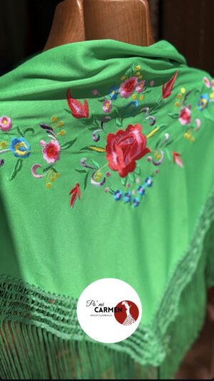 Manton low pequeño verde