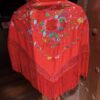 Mantón los grande rojo
