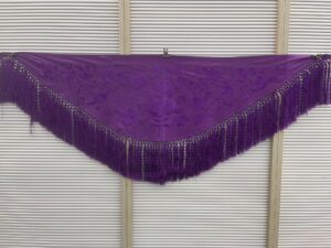 Mantón Marisol morado