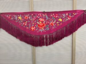 Mantón Marisol buganvilla