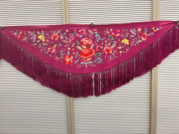 Mantón Marisol buganvilla