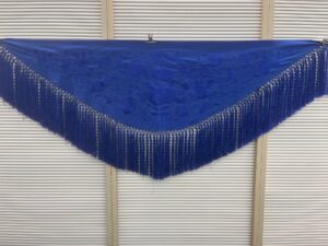 Mantón Marisol azulina