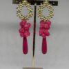 Pendientes paraíso fucsia