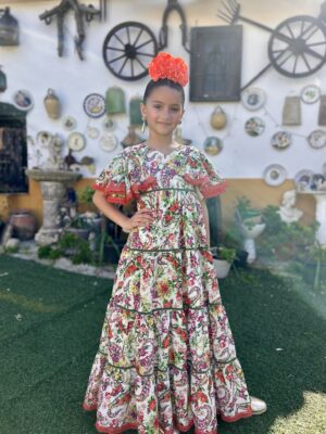 Bata Daniela lino estampado