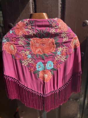 Mantón Cantillana buganvilla