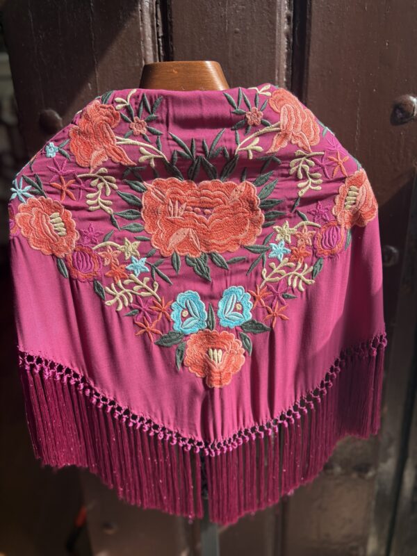 Mantón Cantillana buganvilla