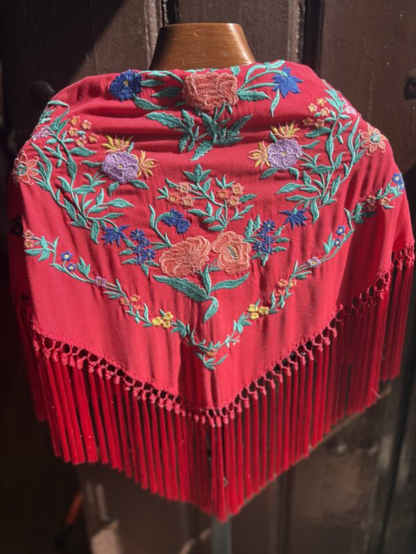 img_7942 Mantón Cantillana rojo