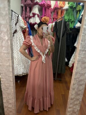 Bata Arahal vichy rosa