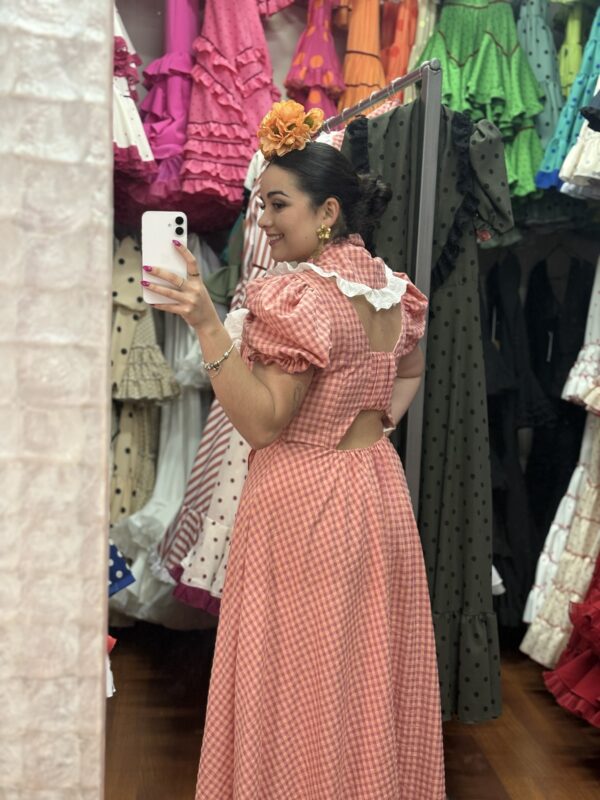 Bata Arahal vichy rosa