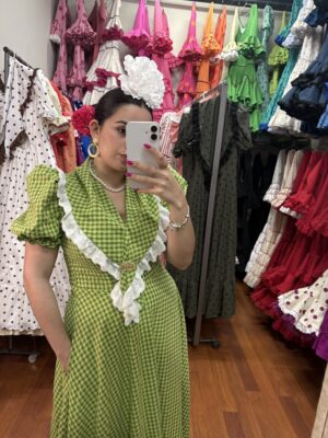 Bata Arahal vichy verde