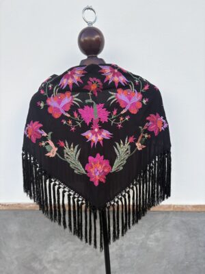 Mantón Soleá negro