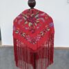 Mantón soleá rojo