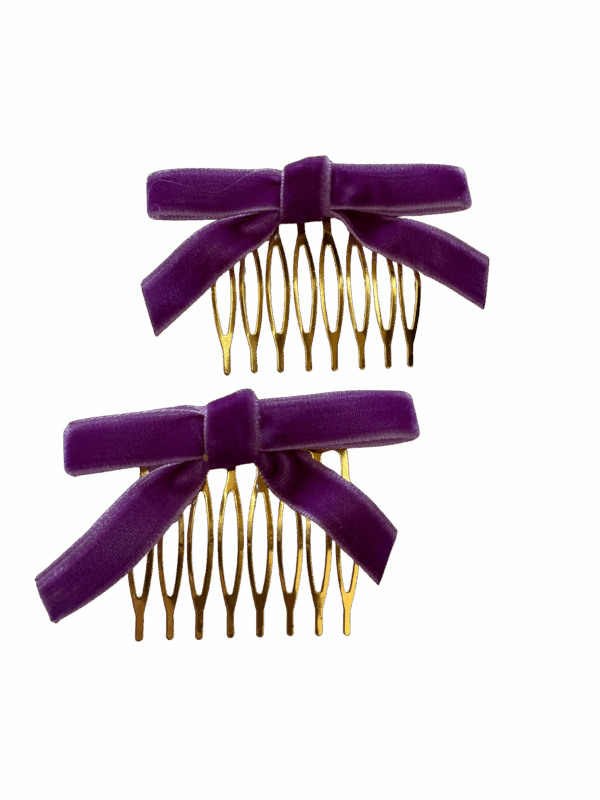 f2fd39a5-f905-4e80-9729-9136c243c8eb Peinecillos lazo de terciopelo