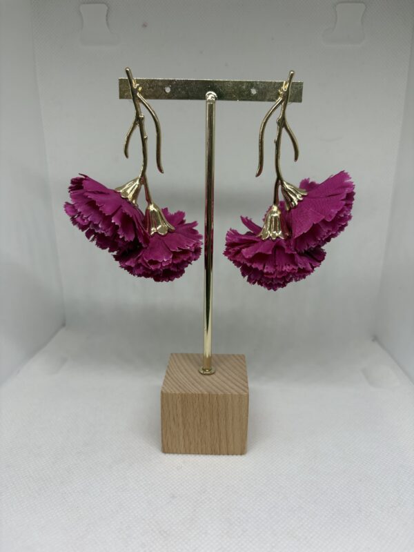Pendientes clavel