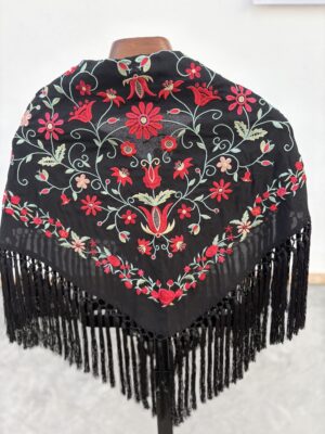 Mantón Ana negro