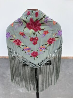 Mantón soleá jabonoso