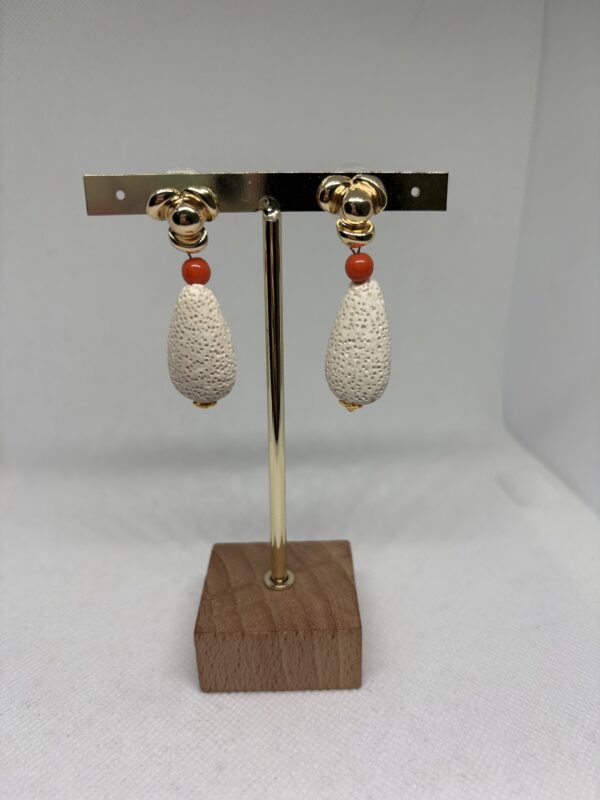 Pendientes hueso