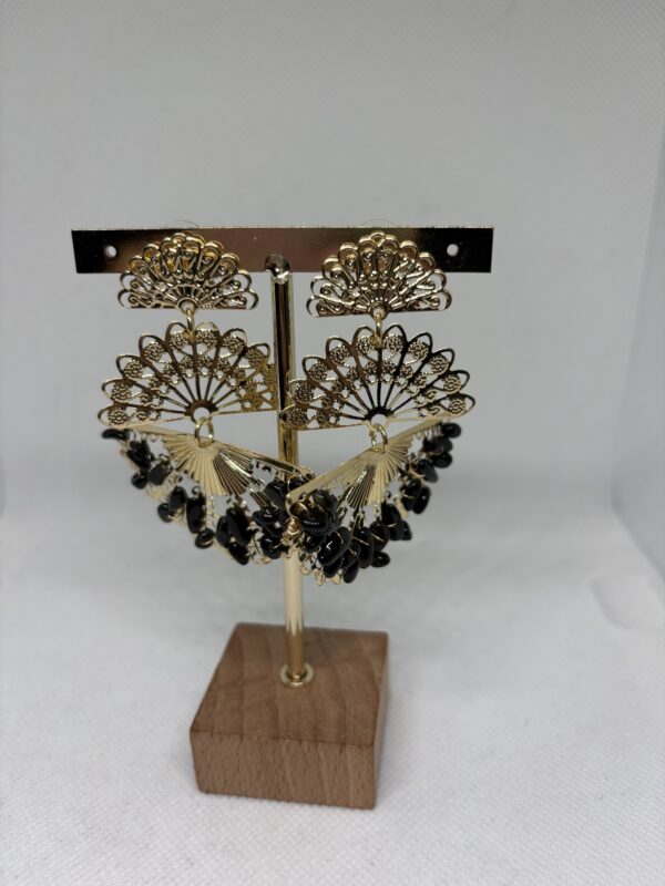 Pendientes abanico