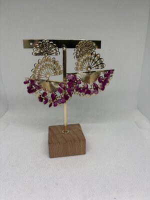 Pendientes abanico
